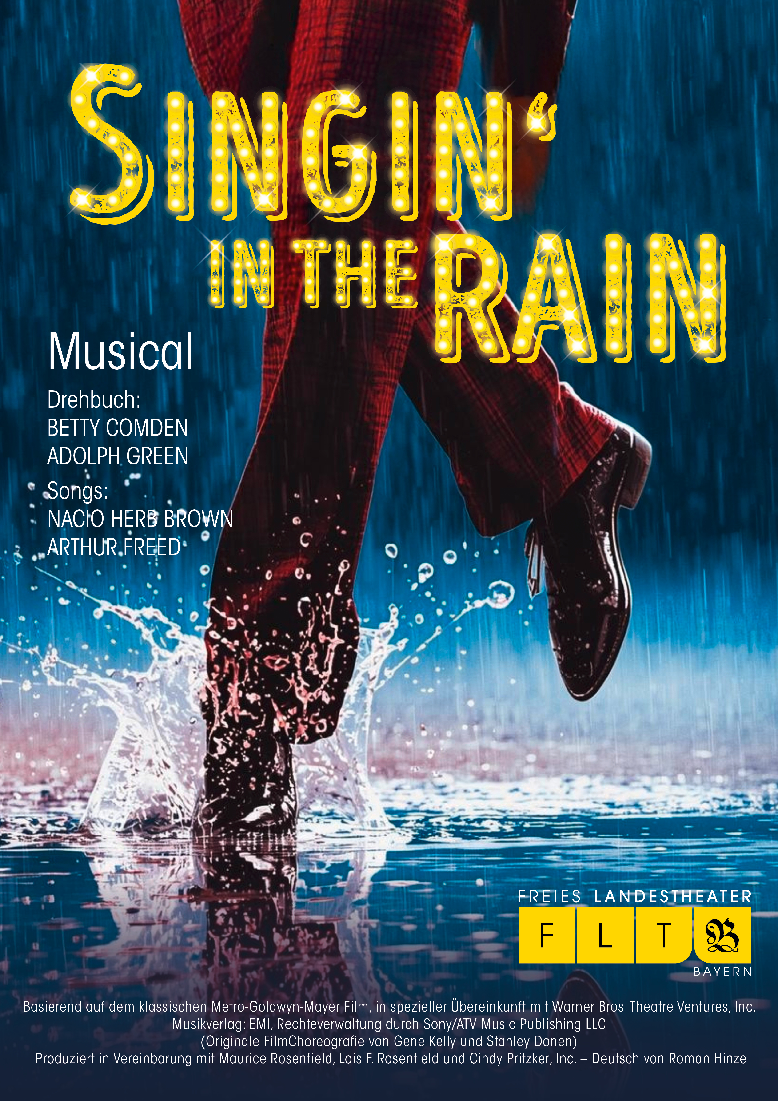 Singin' in the Rain, Pressebild 01, Plakat, copyright FLTB